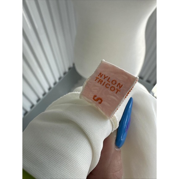 1960S Vintage Peignoir Robe Floral, Sheer Lace, Puffy Sleeves Size S/M - Picture 11 of 11